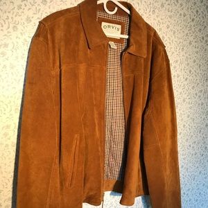 Orvis men’s leather jacket size XXL